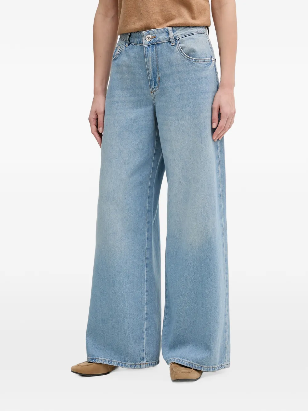 Mos Mosh MMNorlan Esma wide-leg jeans - Blu