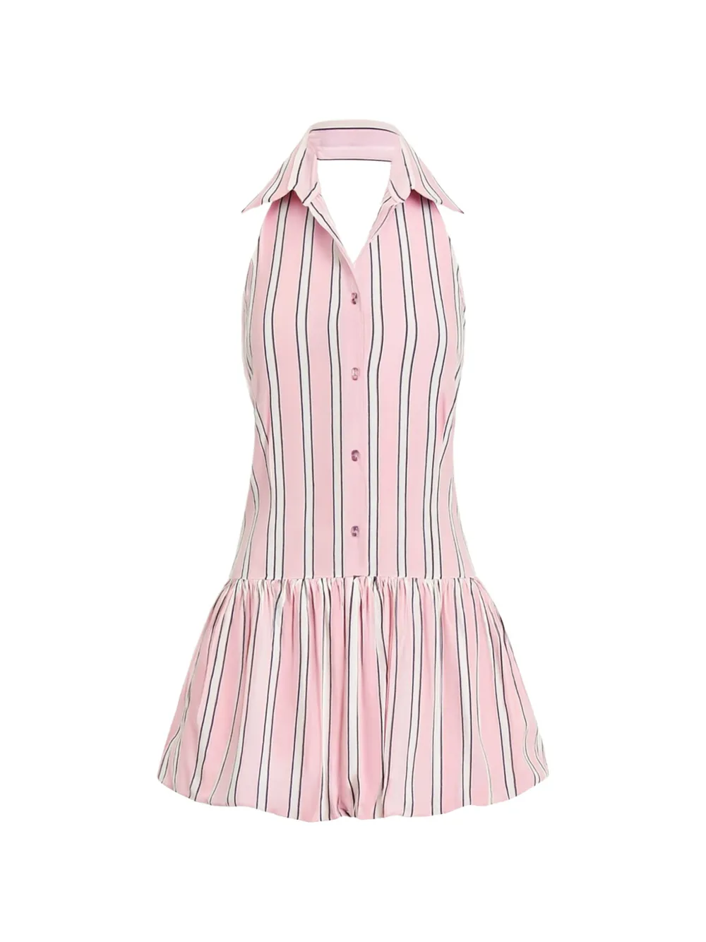 SEROYA Anastacia striped mini dress - Rosa