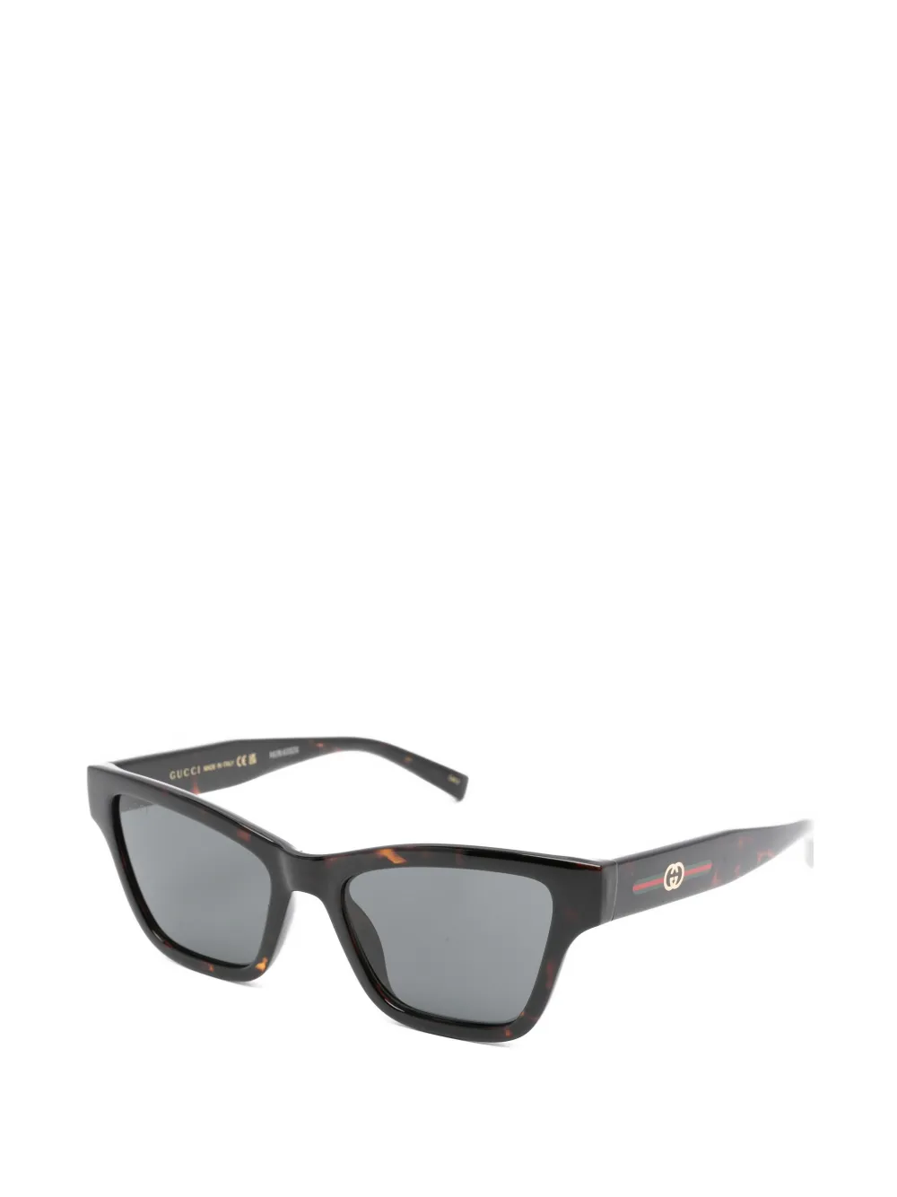 Gucci Eyewear Zonnebril met cat-eye montuur Bruin