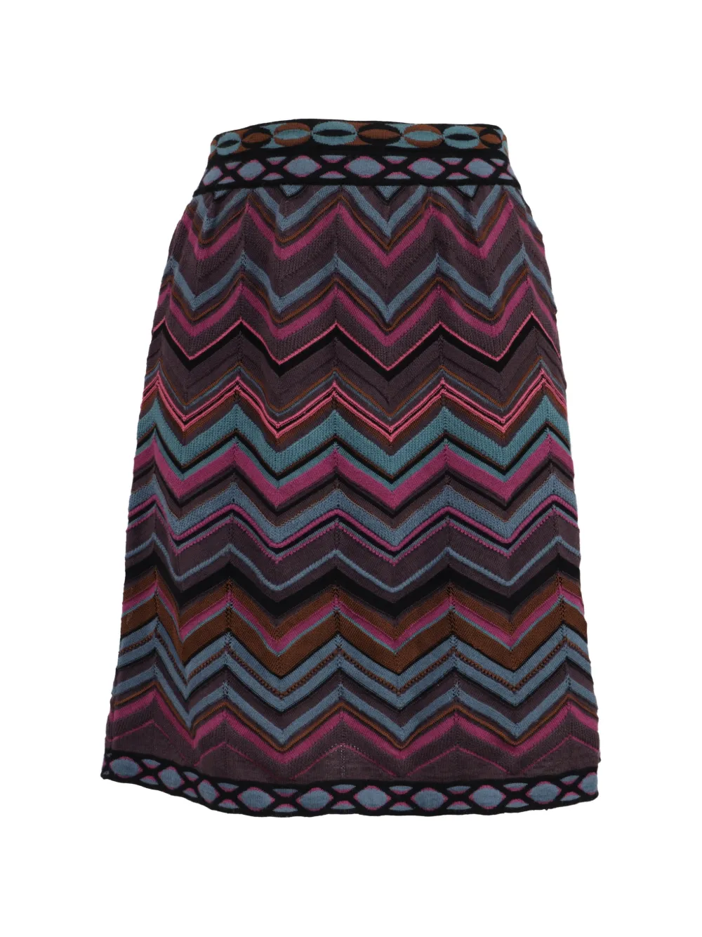 Missoni Pre-Owned chevron skirt - Violett