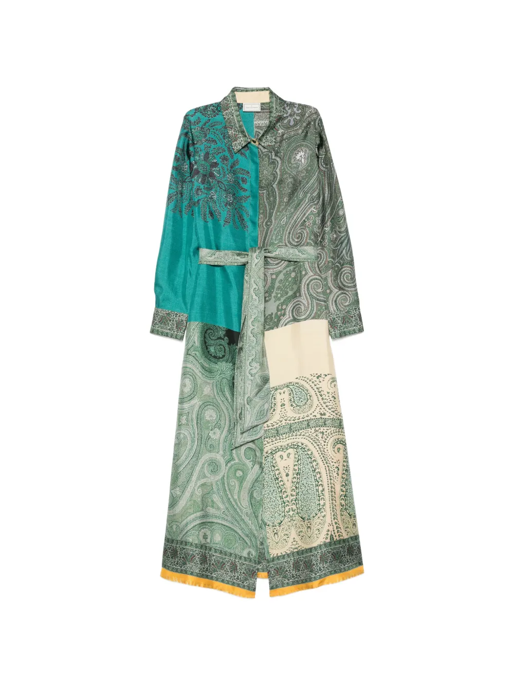 Pierre-Louis Mascia Chemisier con stampa paisley - Verde