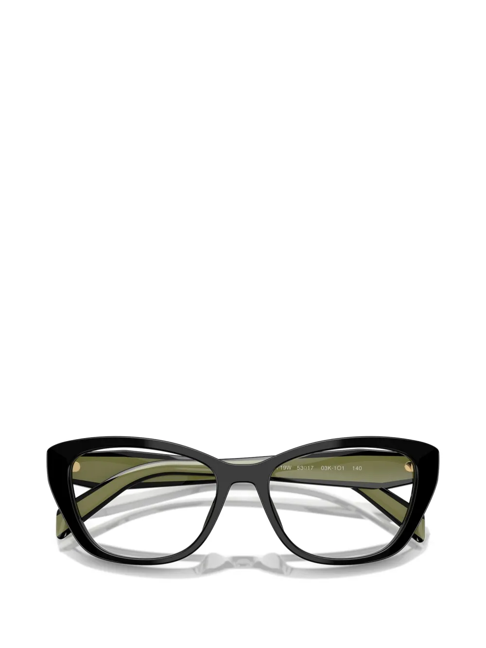 Prada Eyewear Bril met cat-eye montuur Zwart