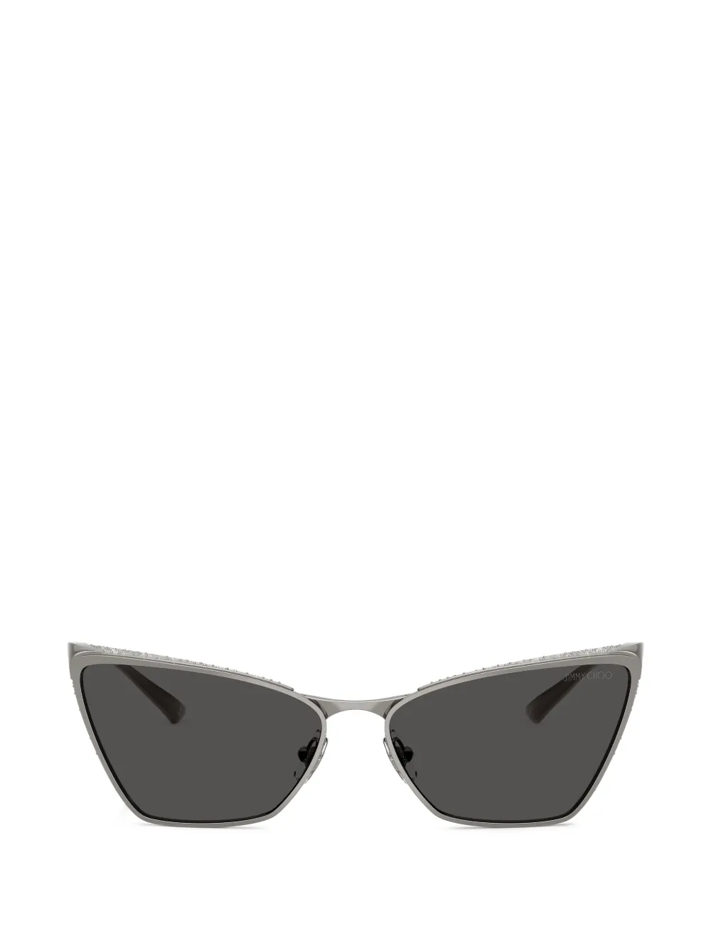 Jimmy Choo rhinestone-embellished cat-eye sunglasses - Grigio
