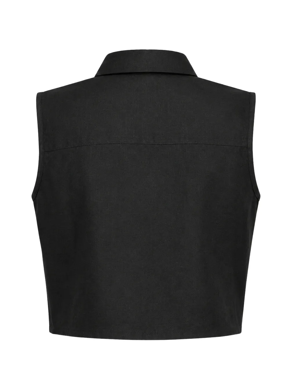 HEVRON Kajta mouwloze blouse Zwart