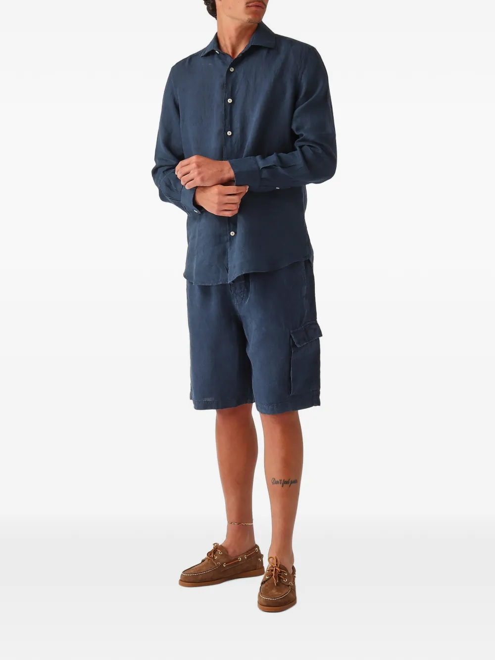 MC2 Saint Barth Marseille cargo shorts Blauw