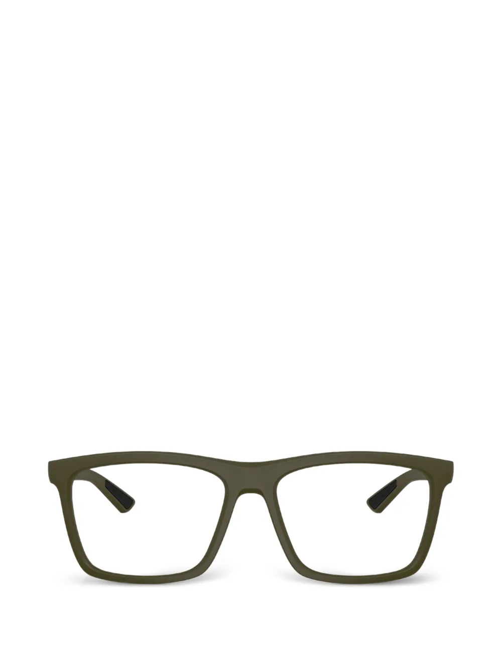 Prada Linea Rossa rectangle-frame glasses - Verde