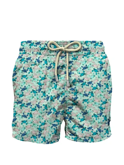 MC2 Saint Barth Lighting Micro Fantasy Badeshorts mit Krabbenprint