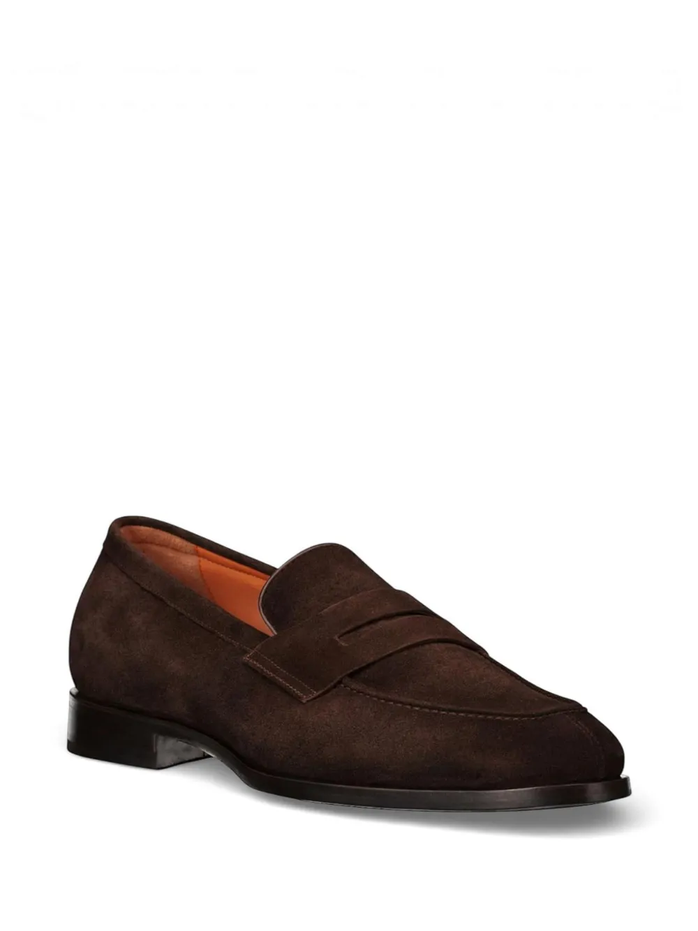 Santoni suede penny loafers Bruin