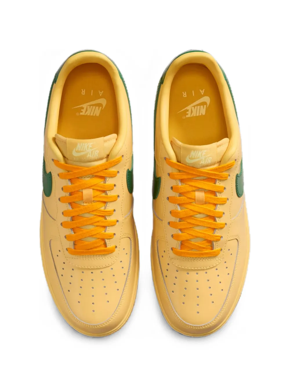 Nike Air Force 1 Low patent leather sneakers Geel