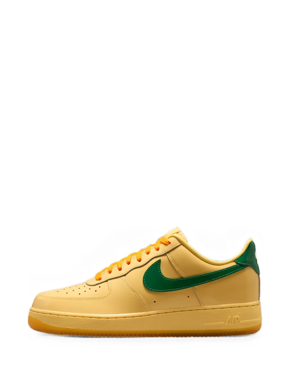 Nike Air Force 1 Low patent leather sneakers Geel