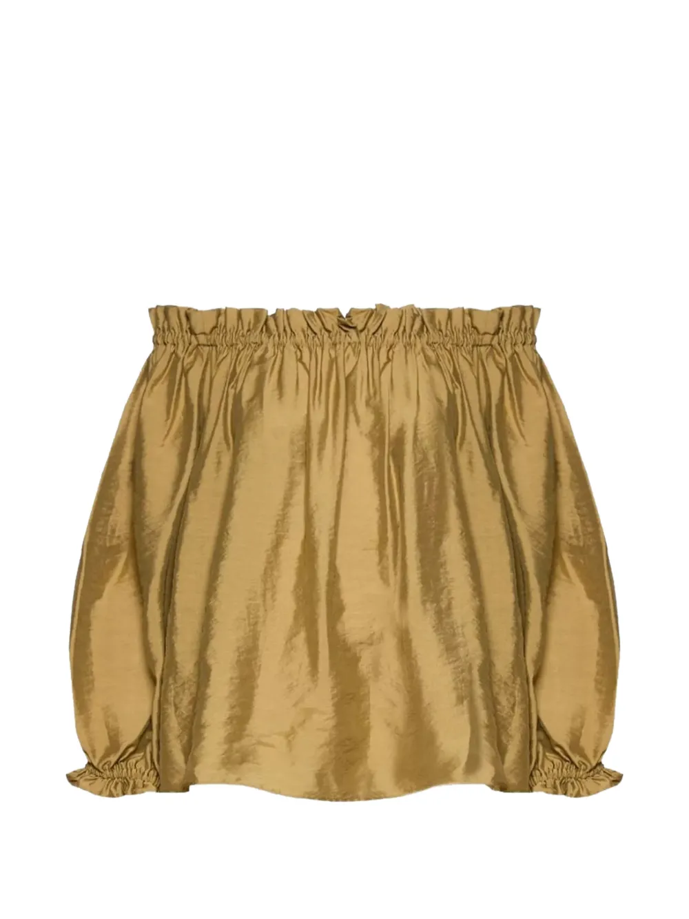 Marella off-shoulder gathered blouse - Oro