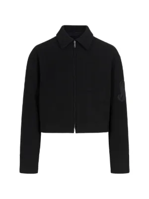 Jil Sander ジップアップ シャツジャケット | ブラック | FARFETCH JP