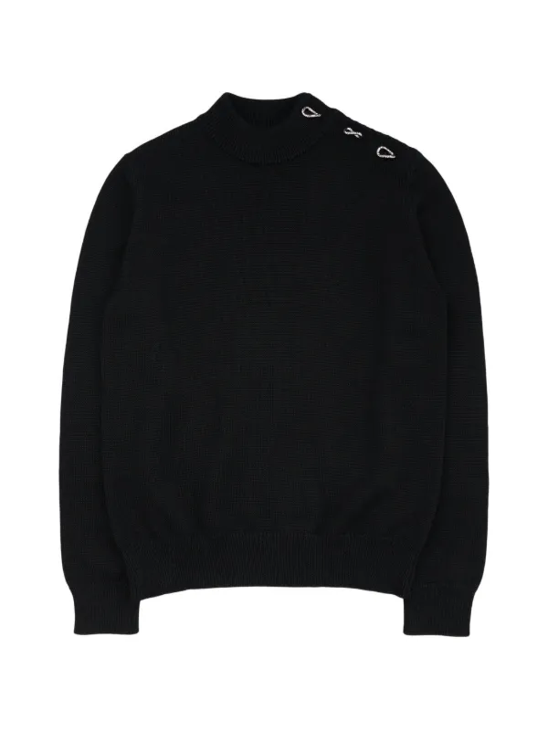 Jil Sander モックネック セーター | ブラック | FARFETCH JP