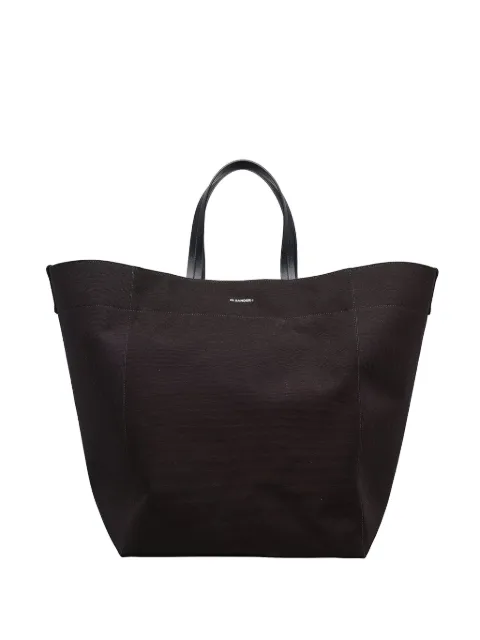 Jil Sander logo-print tote bag