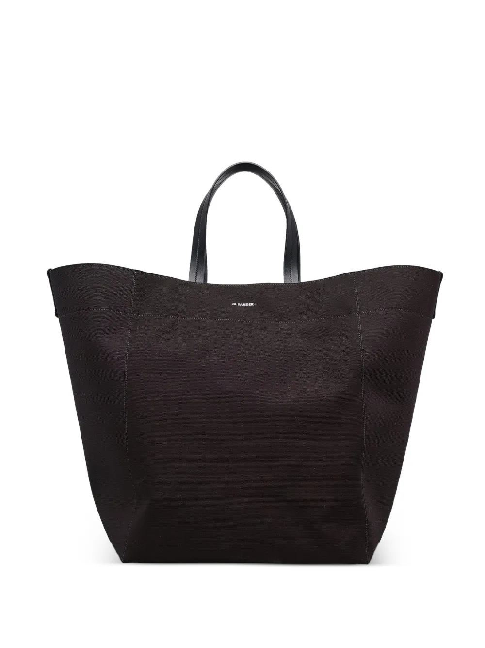 Jil Sander logo-print tote bag - Brown