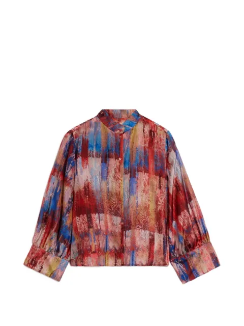 MOMONÌ camisa de seda Franklyn