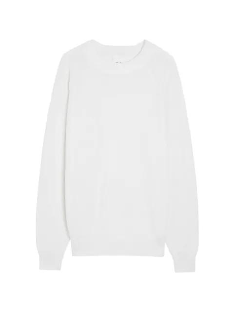 Allude raglan-sleeve knitted cashmere jumper