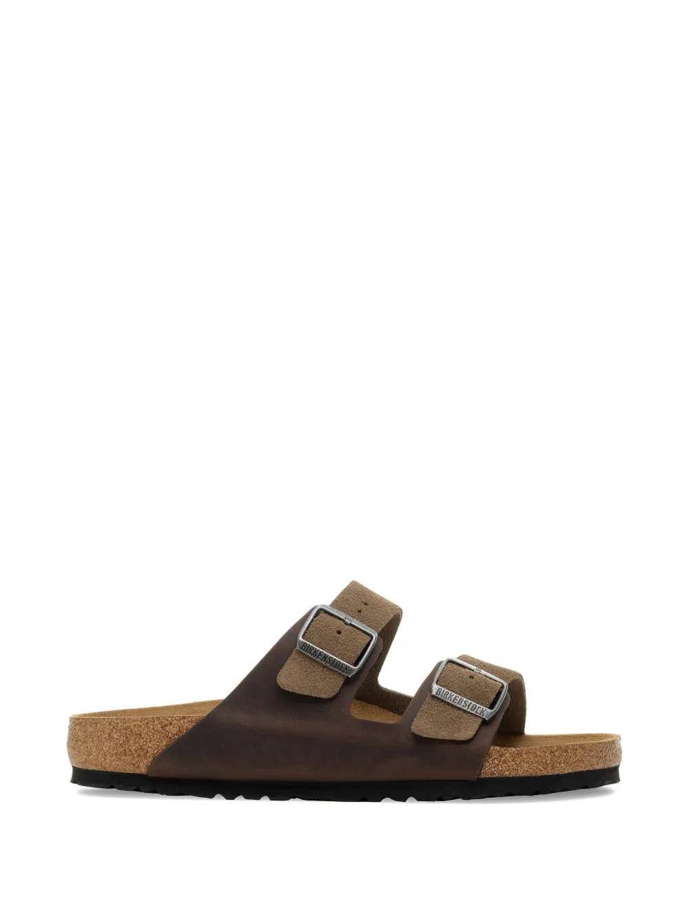 Birkenstock Arizona buckle-fastening slides - Marrone