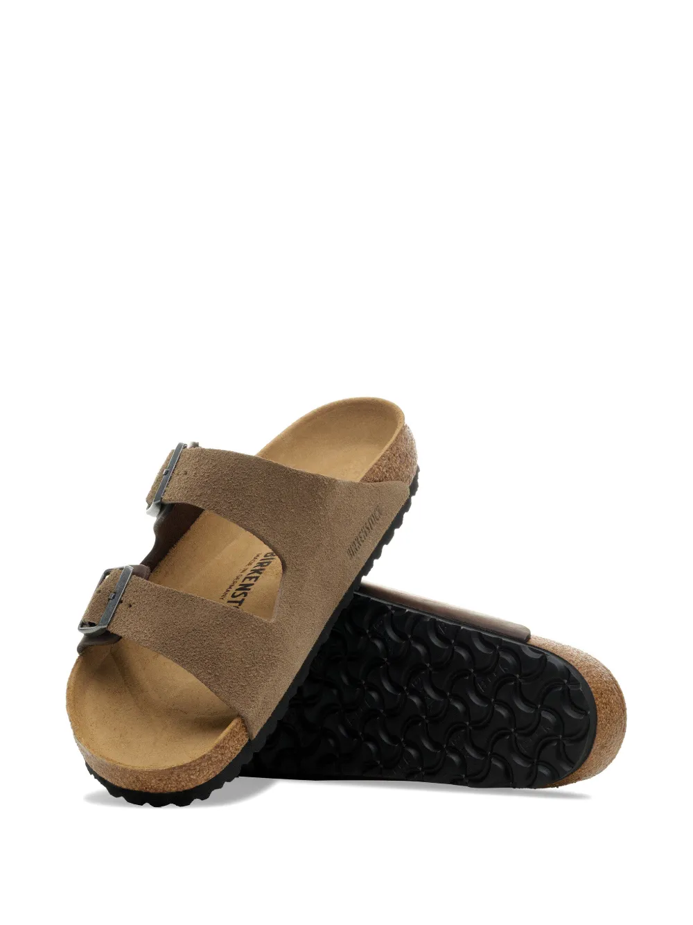 Birkenstock Arizona buckle-fastening slides Bruin