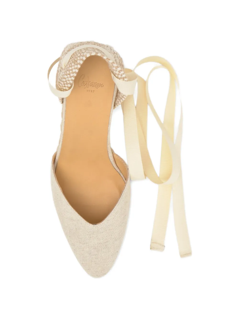 Castañer Jud espadrilles met sleehak Beige