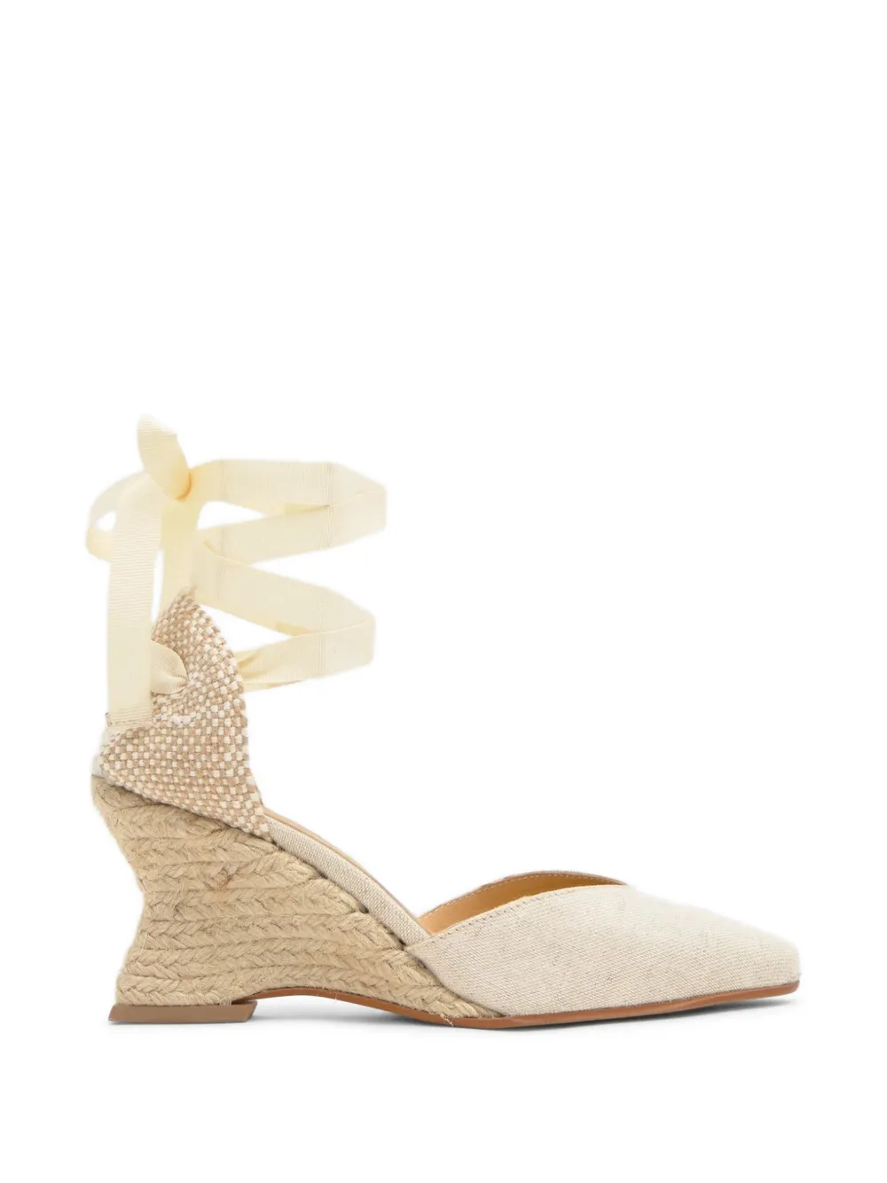 Castañer Jud espadrilles met sleehak Beige