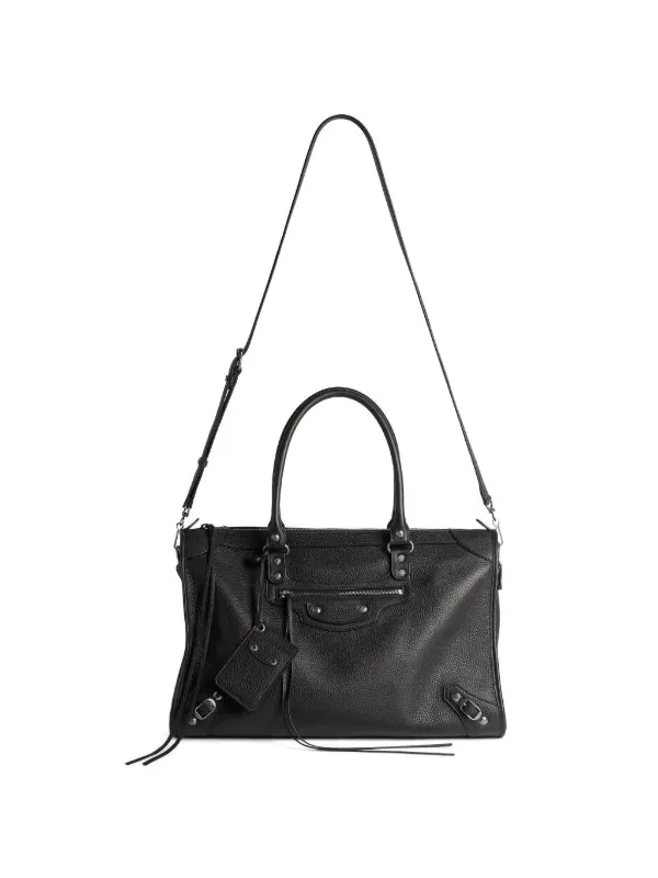 Balenciaga ル シティ レザーハンドバッグ | ブラック | FARFETCH JP