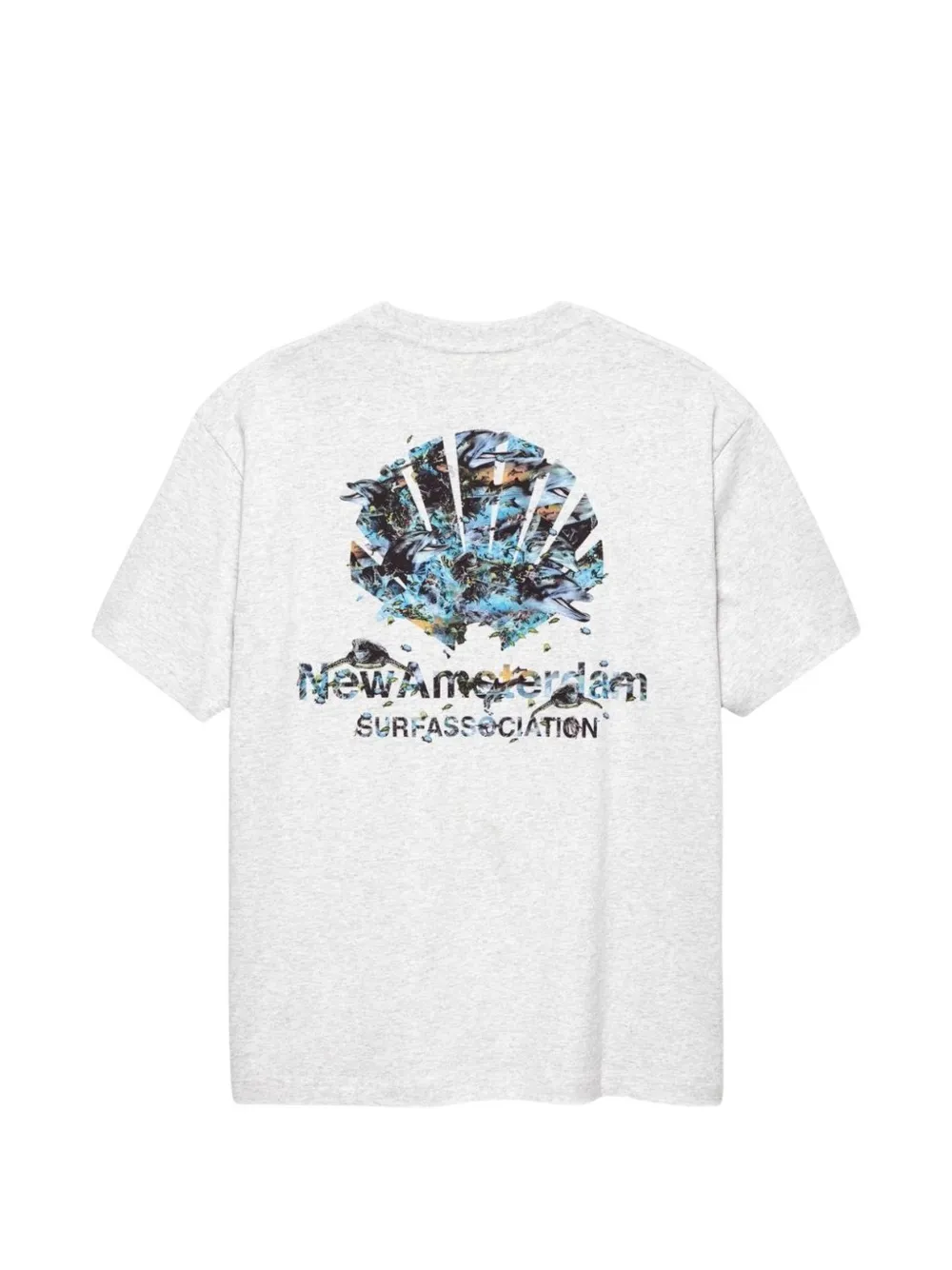 NEW AMSTERDAM Dolfijn katoenen T-shirt Grijs