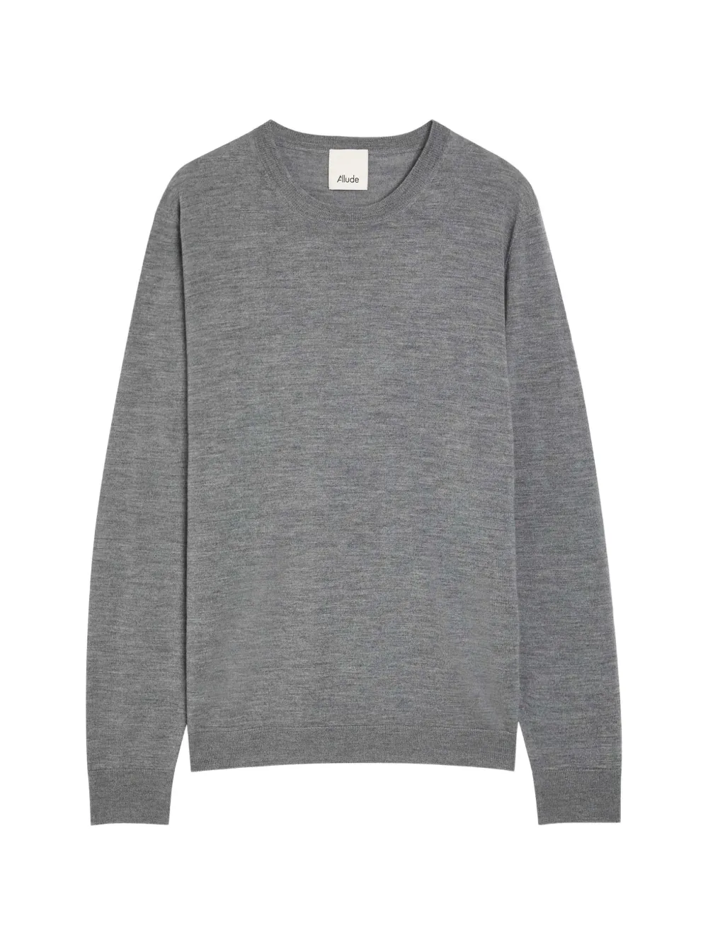 Allude crew-neck long-sleeve sweater - Grigio