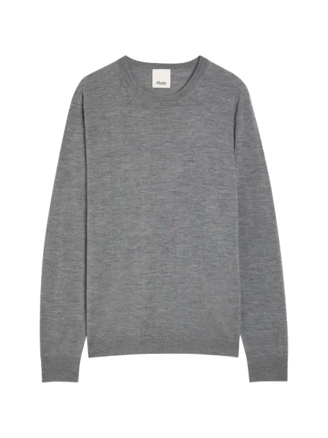 Allude crew-neck long-sleeve sweater