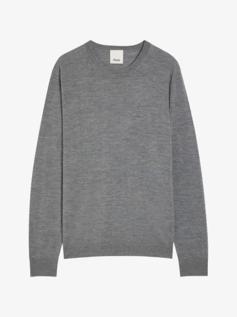 Allude crew-neck long-sleeve sweater