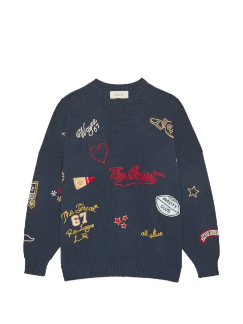 The Great. jersey con detalle de parche