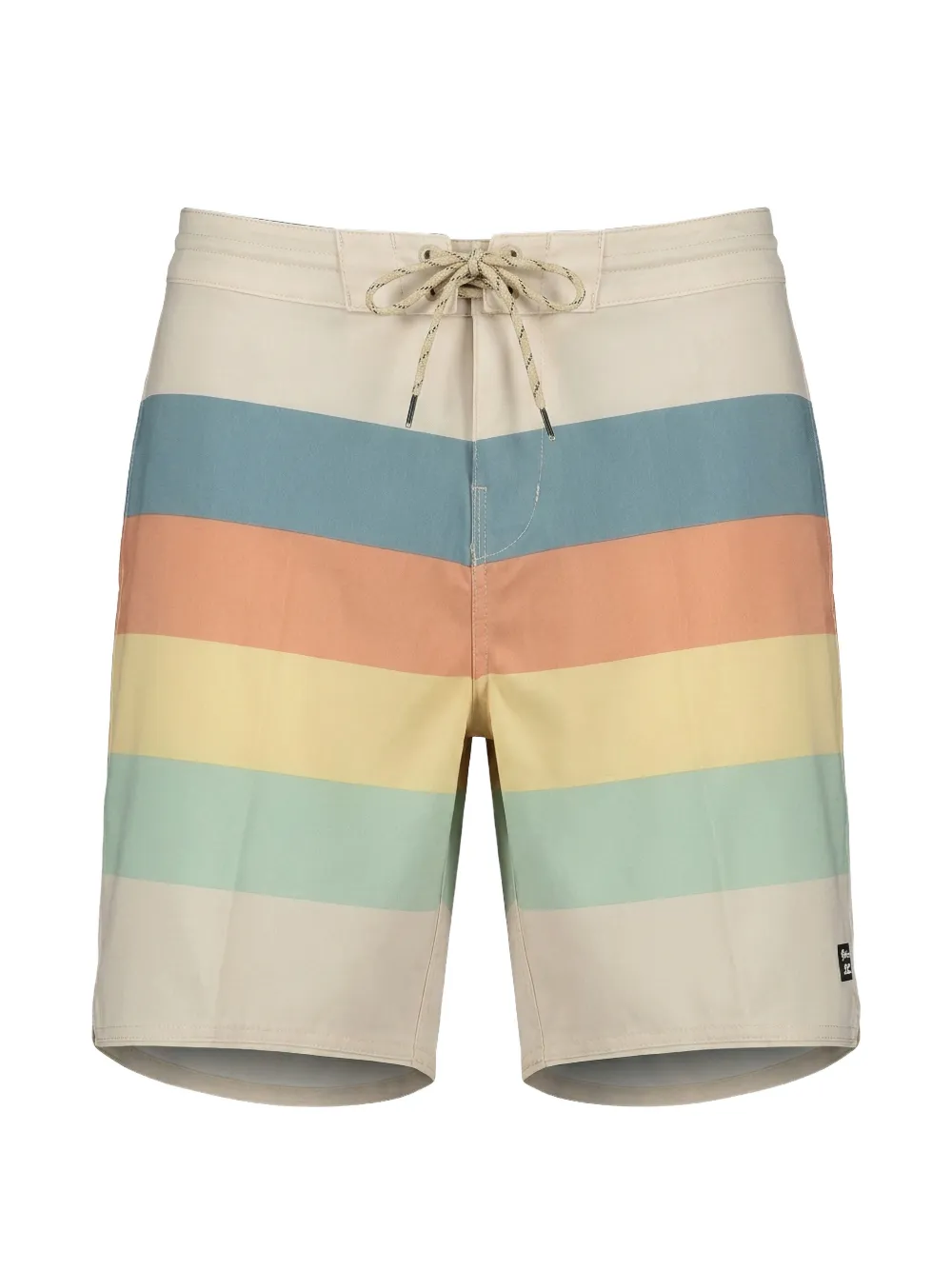 Billabong 73 Low Tide horizontal-stripe swim shorts - Toni neutri