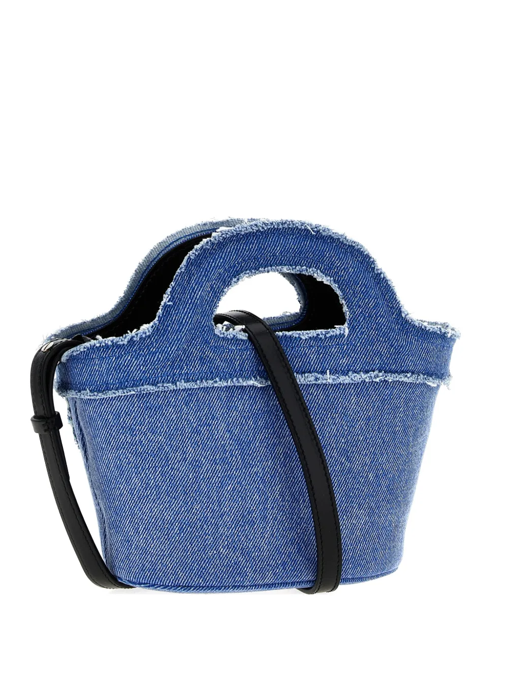 Marni mini denim Tropicalia tote bag - Blu