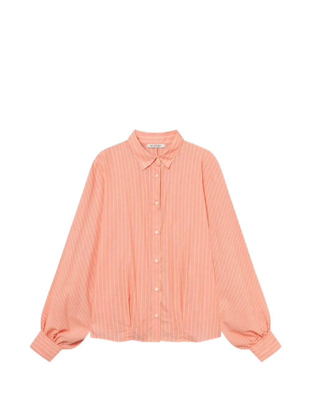 SoSUE Antonia striped shirt - Arancione