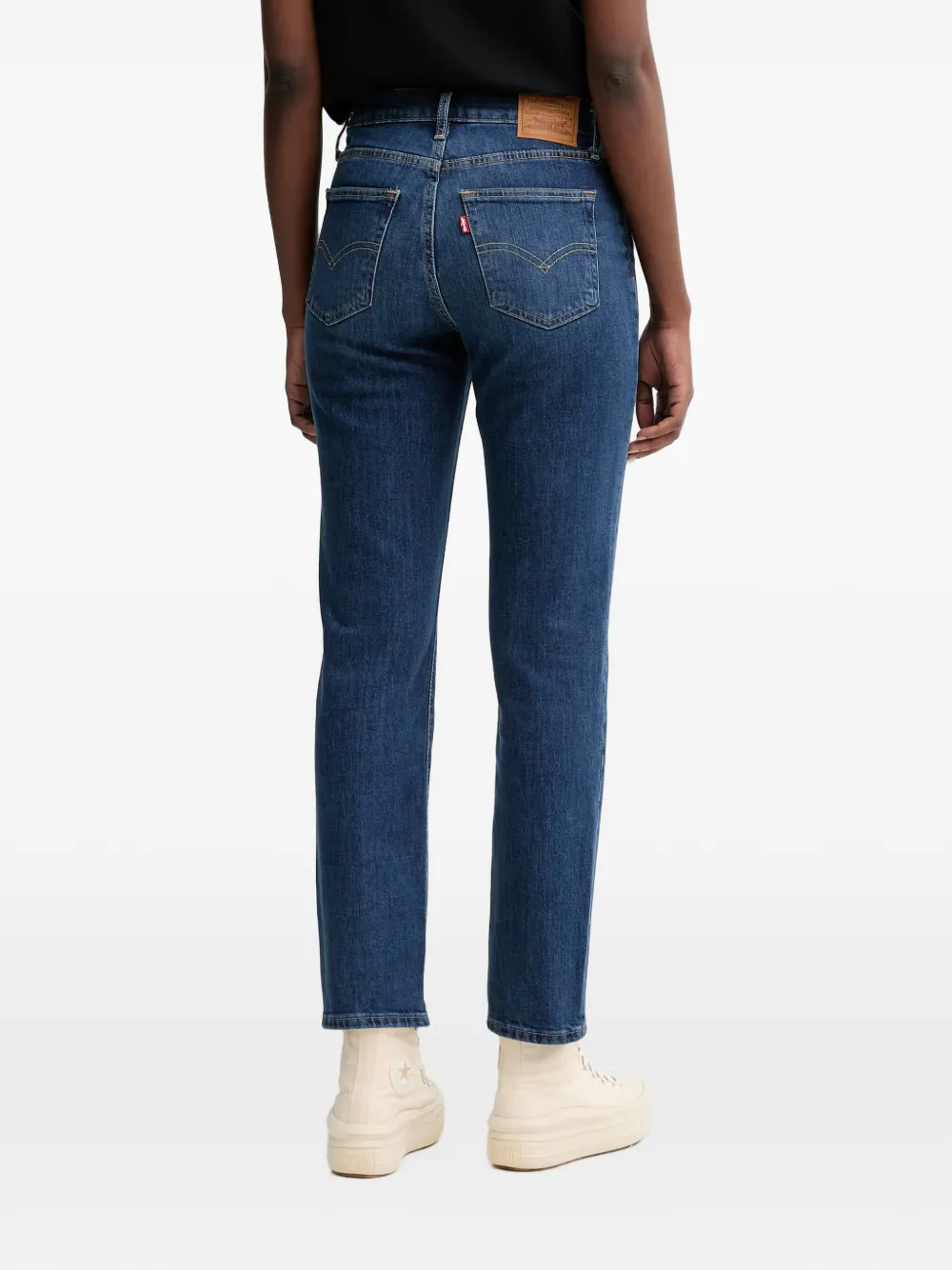 Levi's 724 straight jeans Blauw