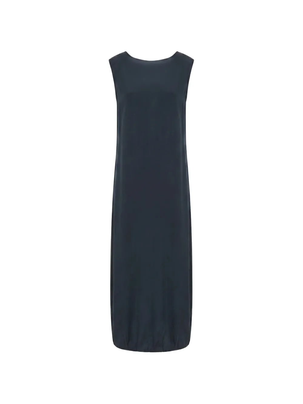 Liviana Conti V-neck sleeveless midi dress - Nero