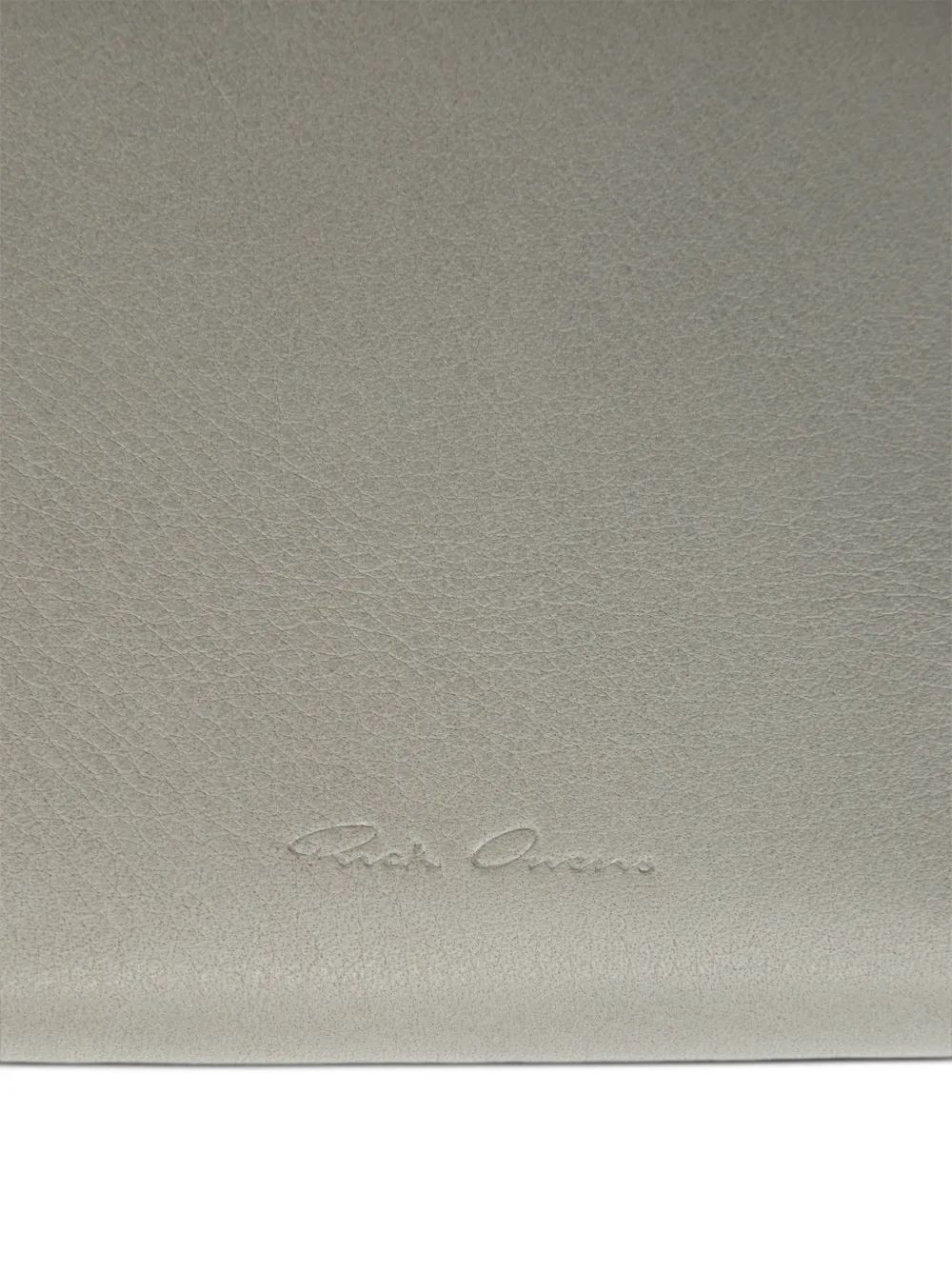 Rick Owens Leren portemonnee Grijs