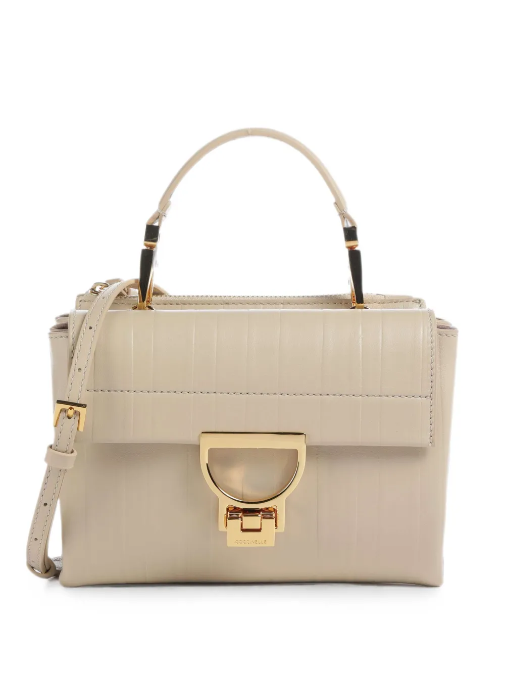 Coccinelle Arlettis Plisse shoulder bag - Toni neutri