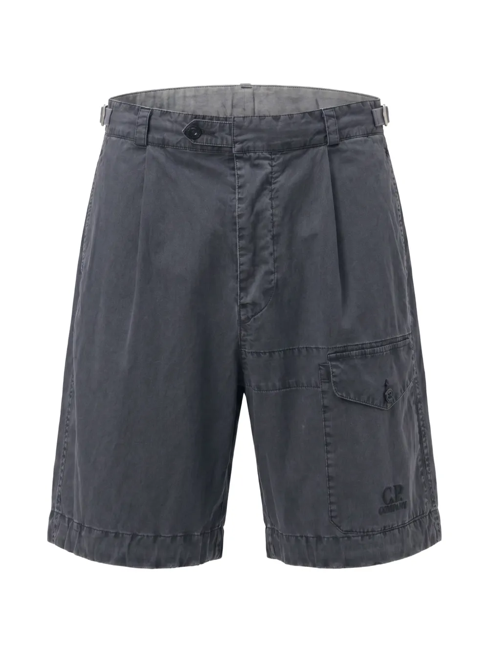 C.P. Company pleated cargo shorts - Grau