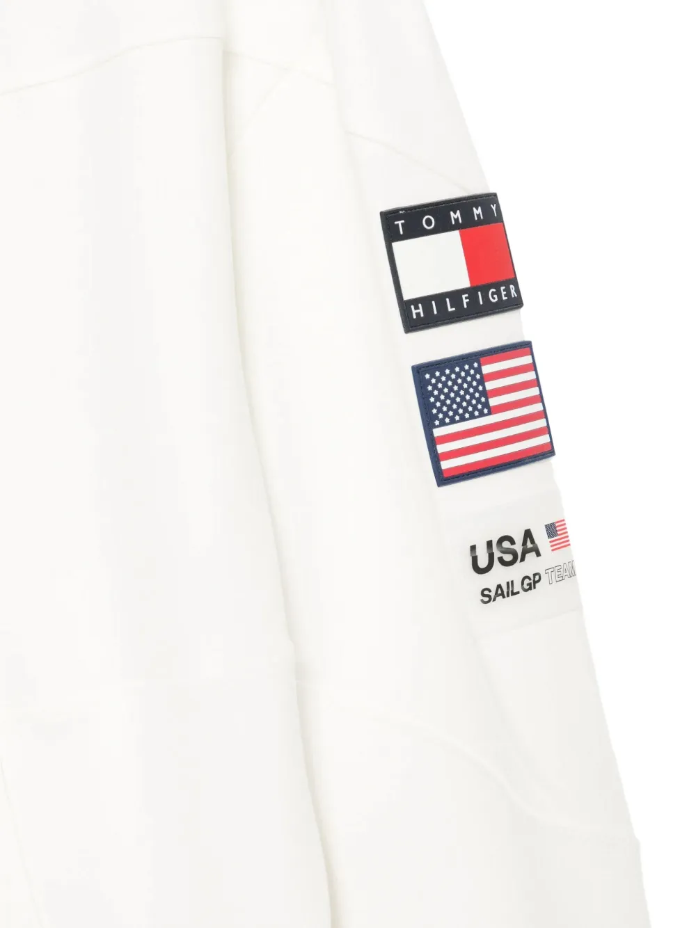 Tommy Hilfiger Hoodie met logopatch Wit