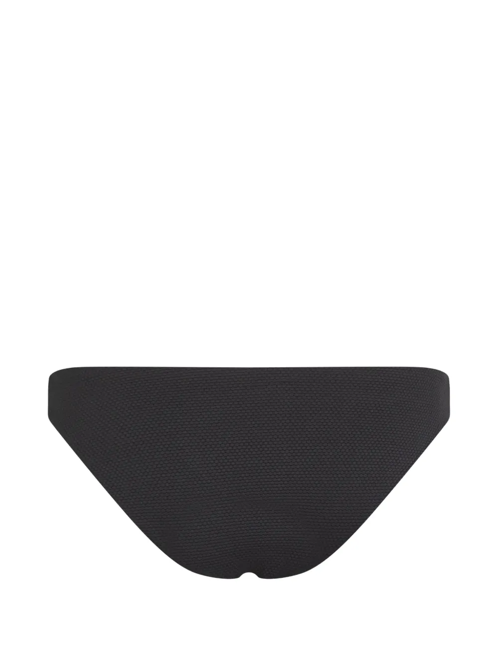 Karl Lagerfeld Bikinislip verfraaid met knopen en textuur Zwart