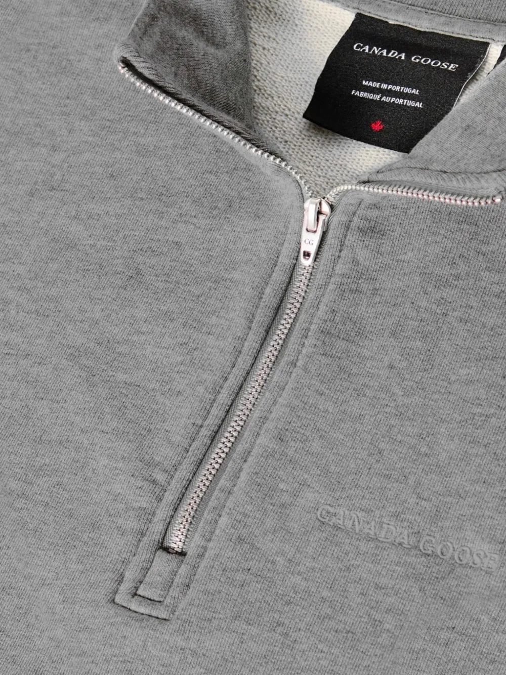 Canada Goose Sweater met kwart rits Grijs