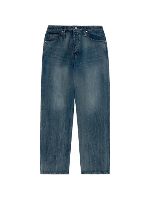 Wooyoungmi faded straight-leg jeans