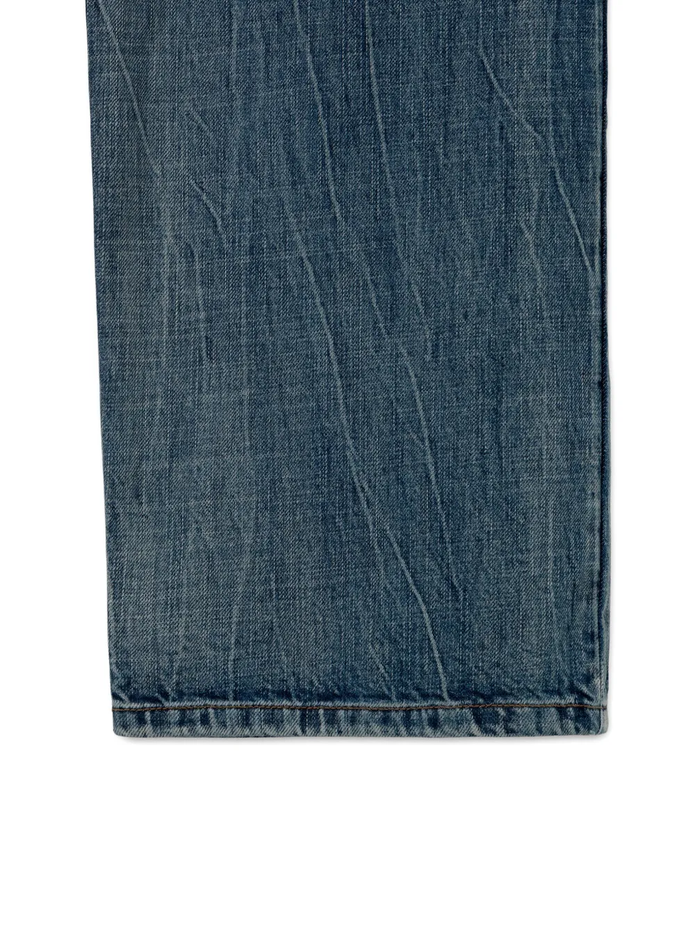 Wooyoungmi Straight jeans met vervaagd effect Blauw