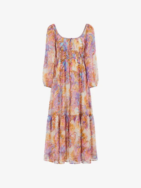 Derhy robe longue à imprimé Mirage