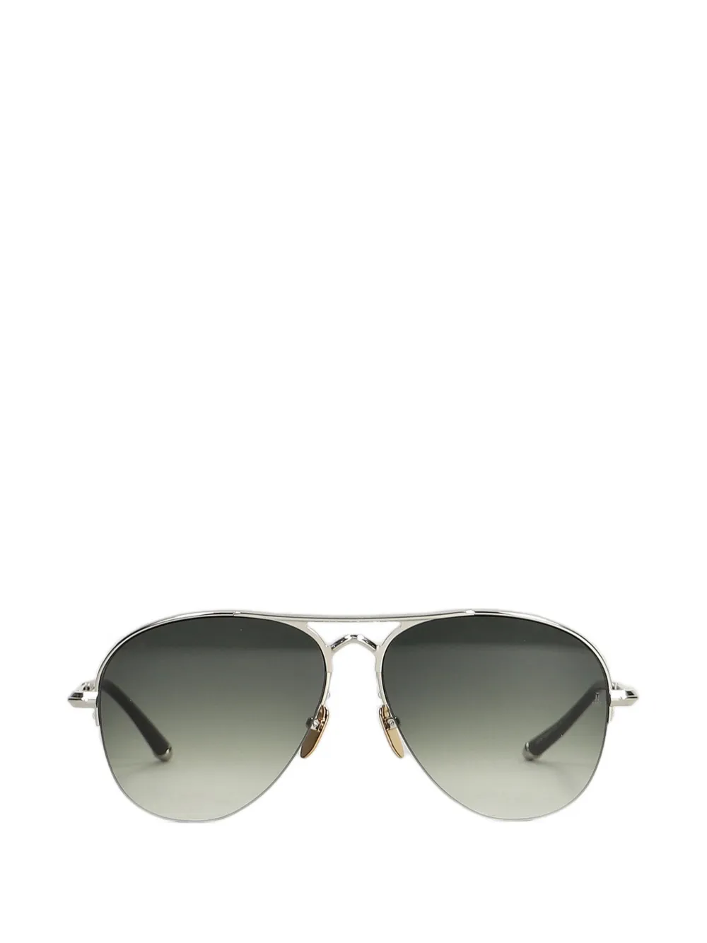 Jacques Marie Mage Amelia gradient-lens pilot sunglasses - Argento
