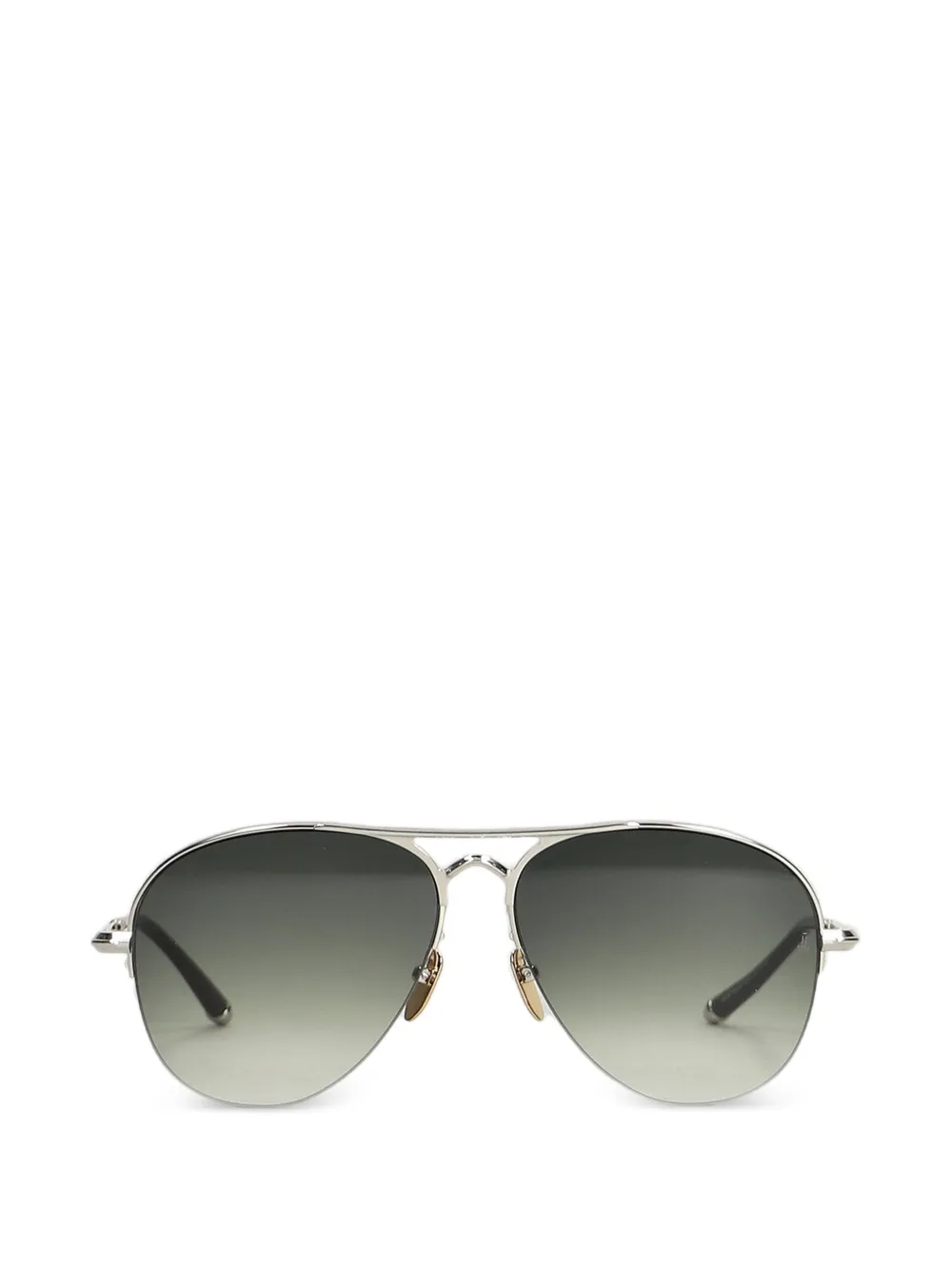 Jacques Marie Mage Amelia gradient-lens pilot sunglasses - Argento