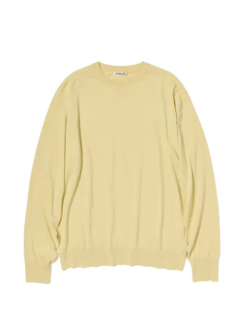 Auralee fine-knit cotton sweater