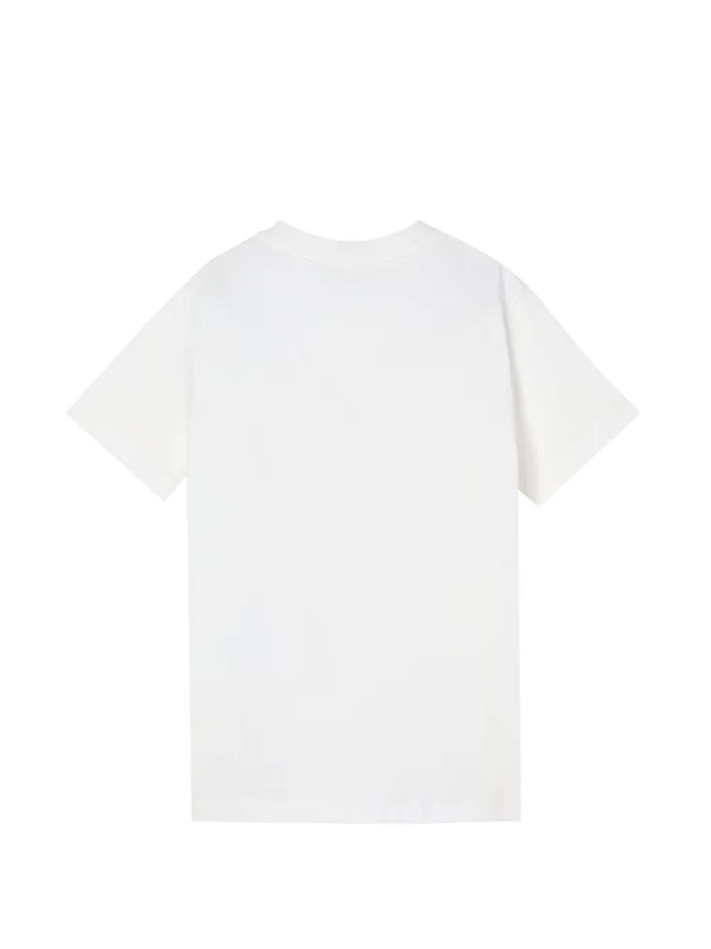 Fendi Kids T-shirt met geborduurd logo Wit