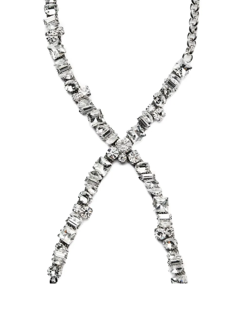Patrizia Pepe Diamond Cut shoe anklet Zilver